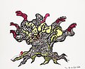 NIKI DE SAINT PHALLE, "L'abre". Silkscreen ...