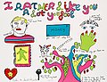 NIKI DE SAINT PHALLE, "I like you rather a ...