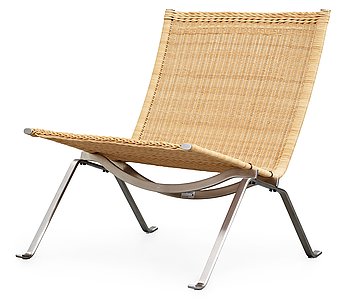 78. A Poul Kjaerholm "PK-22" easy chair, Fritz Hansen, Denmark 2000.