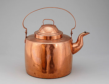 271582. KAFFEPANNA, koppar, 1800-tal.