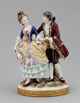 271717. FIGURIN, porslin, Tyskland, 1900-tal.