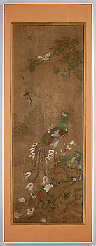 273890. SIDENMÅLERI, okänd konstnär, Kina, 1900-talets första hälft.