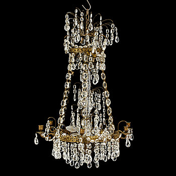 273956. LJUSKRONA, gustaviansk stil, 1900-tal. H 80.