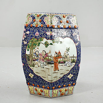 274238. TRÄDGÅRDSPALL, porslin, Kina, 1900-tal.
