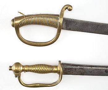 274728. HUGGARE, 2 st, Sverige, 1800-tal.