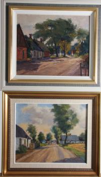 27521. BERLIN, GUSTAV, 2 st, oljor, sign o dat 1964-1975.