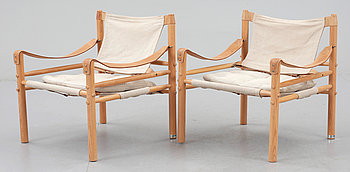 275947. FÅTÖLJER, ett par, Sirocco, Arne Norell, Norell Möbler AB.