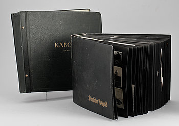 278248. VYKORTSALBUM MED VYKORT, 1900-talets första hälft.