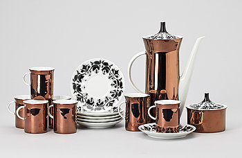 278463. KAFFESERVIS, 9 delar, Rosenthal, 1900-talets mitt.