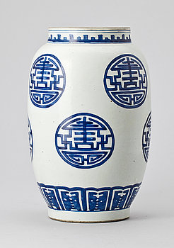 278921. VAS, porslin, Kina, troligen 1800-tal.