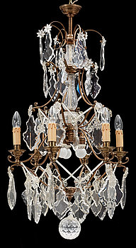 280299. LJUSKRONA, barockstil, 1900-talets mitt. H 92.