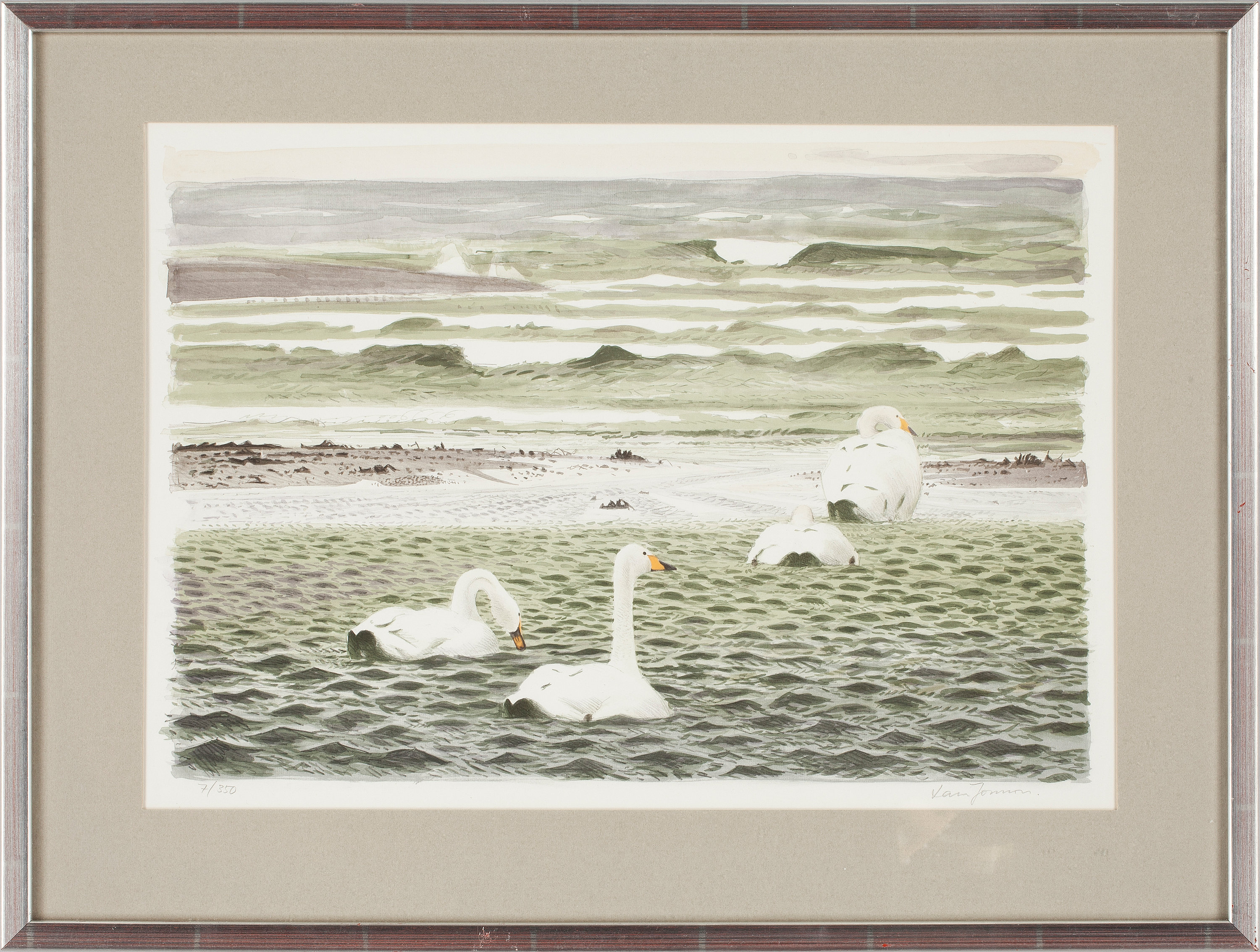 LARS JONSSON, färglitografi. Sign och numr 7/350. - Bukowskis