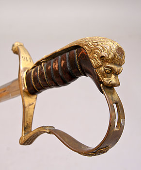 282226. OFFICERSSABEL, 181900-tal.