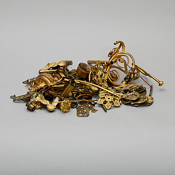 283604. PARTI BESLAG mm, 1700- till 1900-tal.