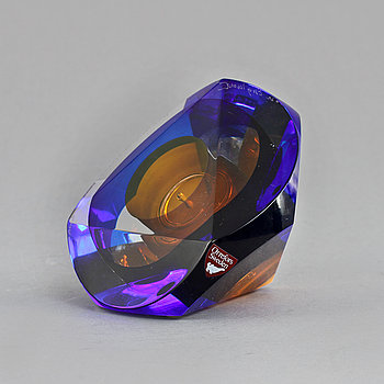 283742. OBJEKT, glas, Eva Englund, Orrefors Gallery, sign, dat -88, numr 30-50.