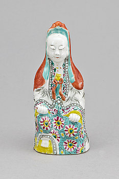 283913. FIGURIN, porslin, Kina, 1800-tal.