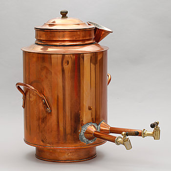 286564. CISTERN, koppar, 1800-talets andra hälft.