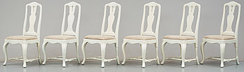 288842. STOLAR, 6 st, senbarockstil, 1900-tal.