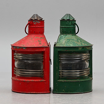 289036. LANTERNOR, ett par, 181900-tal.