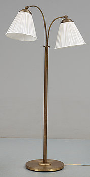 289173. GOLVLAMPA, mässing, Sverige, 1940-tal.