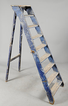 289802. STEGE, 1800-1900-tal, blåmålad.