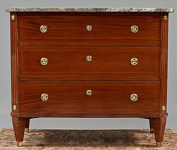 289970. BYRÅ, gustaviansk stil, 1900-tal.