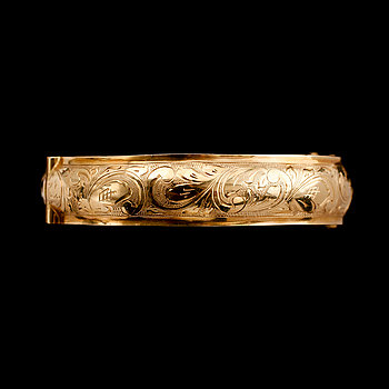 291335. ARMBAND, 18 k guld, Boliden, 1946, stel modell. Vikt ca 18 g.