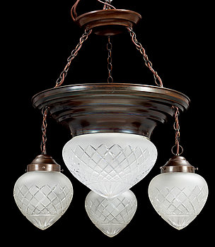 291562. TAKLAMPA, jugend, 1900-talets början. H 58.