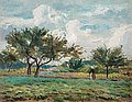 CARL FREDRIK HILL, French Orchard. Probably...