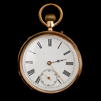 294747. FICKUR, 14 k guld, tidigt 1900-tal.