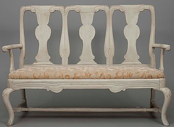 294870. SOFFA, senbarockstil, Sverige, ca 1900.