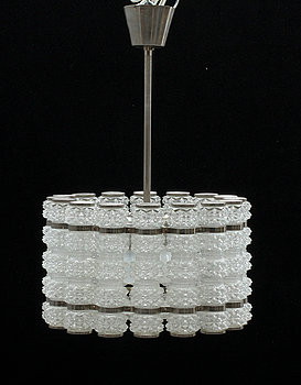 295925. TAKARMATUR,  glas, metall. 1900-talets mitt.
