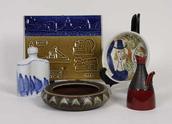 31749. PARTI STENGODS, 5 delar, Carl-Harry Stålhane, Rörstrand.