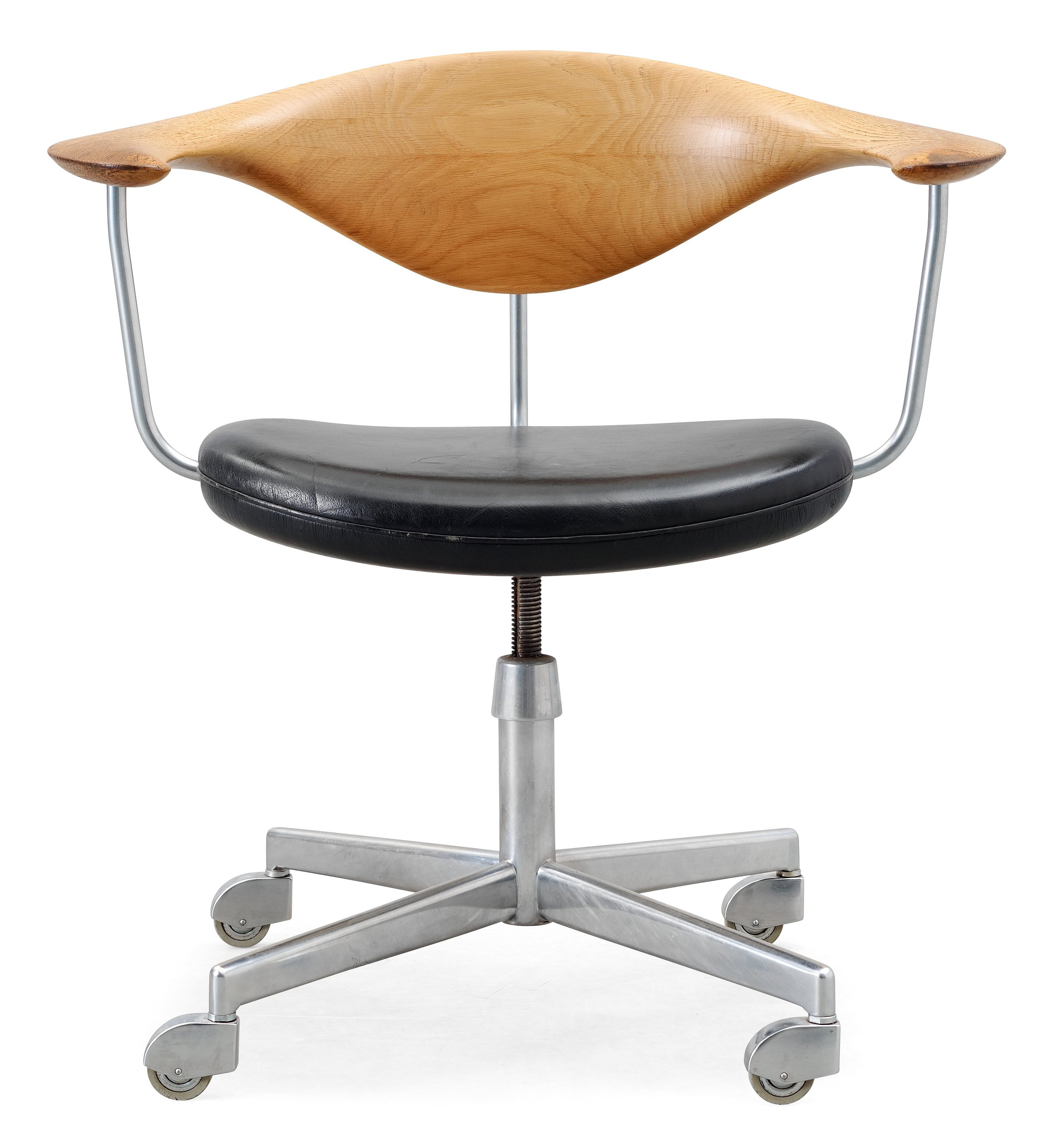 HANS J WEGNER Swivel Chair Johannes Hansen Danmark Ca 1960 