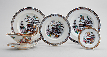 336397. SERVISPORSLIN, 50 snarlika delar, Japan, Rörstrand, sekelskiftet 1900.