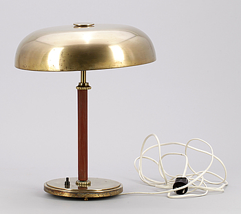 337582. BORDSLAMPA, mässing, 1940-tal.