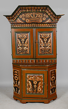 337964. SKÅP, allmoge, 1800-tal.