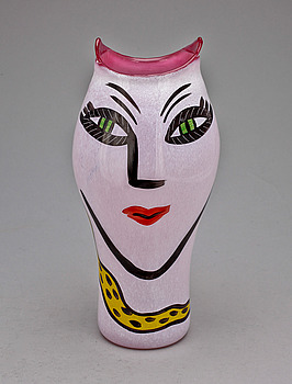 340170. VAS, glas, Ulrica Hydman-Vallien, Kosta Boda, sign.