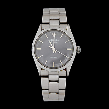340500. ARMBANDSUR, Rolex Oyster Perpetual, Air King, Precision, omkr 197879.