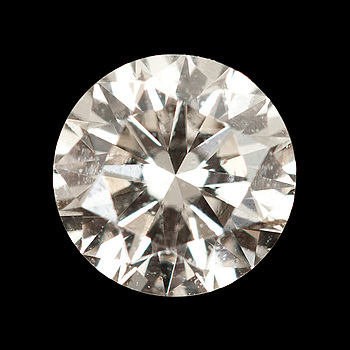 341090. BRILJANTSLIPAD DIAMANT, oinfattad. Ca 0,45 ct.
