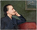SIMEON ÖQUIST, olja på duk. Sign o dat 1953.