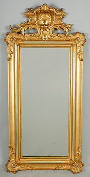 342982. SPEGEL, nyrokoko, sent 1800-tal.