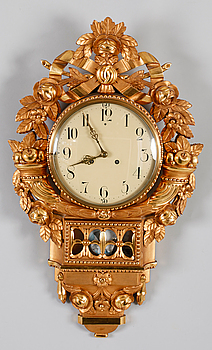 346105. VÄGGPENDYL, gustaviansk stil, 1900-talets mitt.