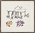 ALEXANDER CALDER,  färgakvatint, sign o num...