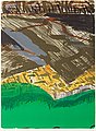 PER KIRKEBY, Untitled. Lithograph in colour...