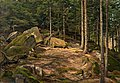 BERNDT LINDHOLM, FOREST VIEW. Sign. Oil on ...
