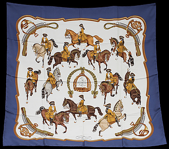 349820. SCARF, siden, Reprise, Philippe Ledoux, Hermès, Paris, 19002000-tal.