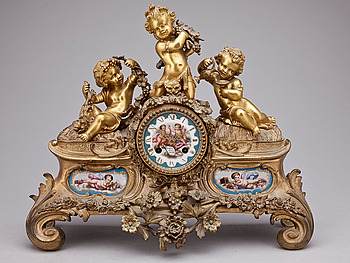 349968. BORDSPENDYL, Louis XV-stil, 1800-talets andra hälft.