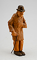 AXEL PETERSSON DÖDERHULTARN, skulptur, snid...