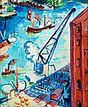 ISAAC GRÜNEWALD, "Utsikt över Stadsgården m...